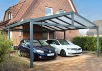 Doppel-Satteldachcarport